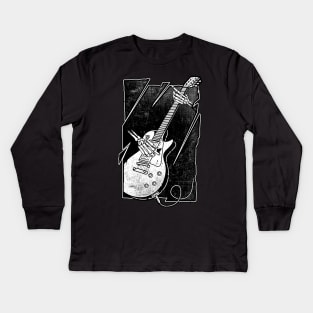 Guitarist Kids Long Sleeve T-Shirt